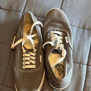 Vans Charcoal Canvas Shoes